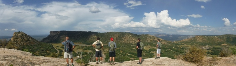 Mesa Verde hikers