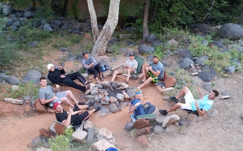 camping West Clear Creek