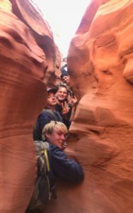 climbing Bryce Canyon