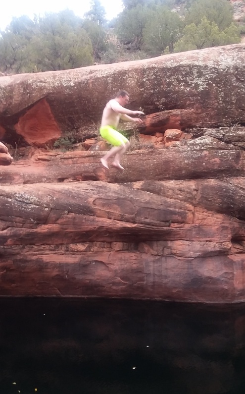 Flagstaff cliff jumping