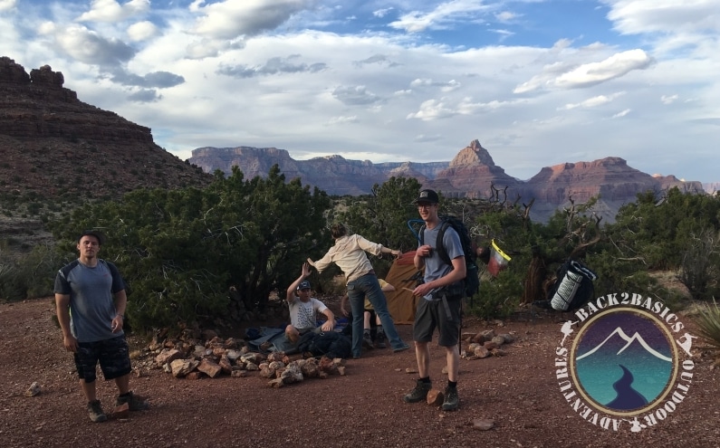 04 - Grand Canyon - 5 Young Men at Grand Canyon