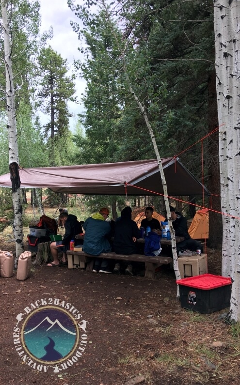 White Mountains campsite